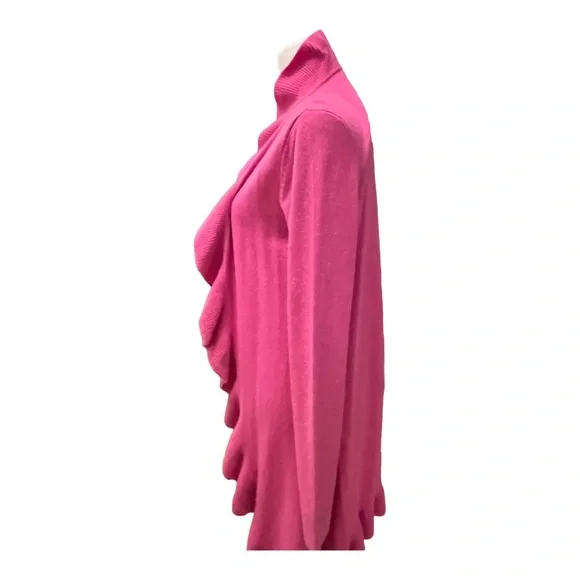Lilly Pulitzer 100% cashmere ruffle cardigan. Size XS. Never worn - Picture 3 of 5